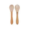 Nessiworld   Mama Kaşığı ve Çatal Seti Bubble Beige