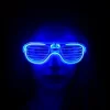 Nessiworld Mavi Led Işıklı Parti Gözlüğü - Neon Glow Şerit Gözlük 3 Modlu