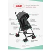 Nessiworld Moje Simple Pratik Baston Bebek Arabası Gri