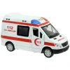 Nessiworld Pilli Işıklı Sesli 112 Metal Ambulans