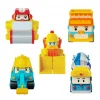 Nessiworld POLI MRT-761 Robocar Poli Mini İnşaat Araçları 5li Set