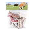 Nessiworld SH-9001-Vardem Poşetli 6Pcs 8 İnch  Çiftlik Hayvan ve Dinozor Set