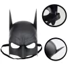 Nessiworld Siyah Renk Çocuk Boy Arkadan Lastikli Batman Maskesi A Kalite  20x14 cm