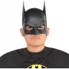 Nessiworld Siyah Renk Çocuk Boy Arkadan Lastikli Batman Maskesi A Kalite  20x14 cm