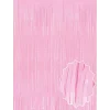 Nessiworld Soft Pembe Püsküllü Kapı Perdesi - Parti, Baby Shower, Cinsiyet Partisi 1x2 m