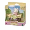Nessiworld Sylvanian Families Çiçekli Kedi Anne ve Bisiklet
