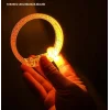 Nessiworld Turuncu Led Işıklı Baskı Yapılabilen Pilli Bileklik Bilezik 1,5 cm Genişlik