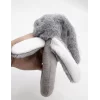 Nessiworld   Tutmalı Peluş Mini Tavşan 842 Gri