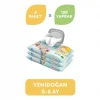 Nessiworld  Uni Baby Yenidoğan Islak Havlu Mendil 3Lü 120 Yaprak