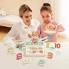 Nessiworld  Woody Ahşap Manyetik Terazi Alışveriş Oyunu 34 Parça