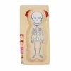Nessiworld  Woody Oyna Öğren Katmanlı İnsan Vücudu Ahşap Puzzle 4 x 7 Parça
