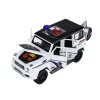 Nessiworld XHD-B2433 -Vardem  Çek Bırak Işıklı ve Sesli G Polis Metal Jeep 1:24