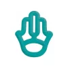 OiOi Annenin Eli Diş Kaşıyıcı Aqua Green