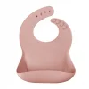 OiOi Basics Silikon Mama Önlüğü Pinky Pink