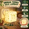 Orman Şarj Edilebilir Sensörlü Gece Lambası 7x7 cm