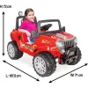 Ranger Uzaktan Kumandalı Akülü Araba 12 Volt 05-107 Kırmızı