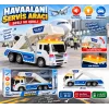 Sesli ve Işıklı Sürtmeli Havaalanı Servis Aracı
