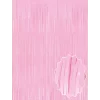 Soft Pembe Püsküllü Kapı Perdesi - Parti, Baby Shower, Cinsiyet Partisi 1x2 m