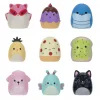 Squish-a-longs 3 Figür + Yüzük Çantalı Sürpriz Paket Seri 2