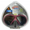 Star Diving Temper Camlı Dalış Maskesi Yetişkin - 51706-KIRMIZI