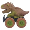 Sürtmeli Dinazor Arabalar 2li -  cm - Triceratops & Stegosaurus
