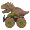 Sürtmeli Dinazor Arabalar 2li -  cm - Triceratops & Stegosaurus