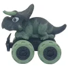 Sürtmeli Dinazor Arabalar 2li -  cm - Triceratops & Stegosaurus