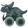 Sürtmeli Dinazor Arabalar 2li -  cm - Triceratops & Trex