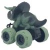 Sürtmeli Dinazor Arabalar 2li -  cm - Triceratops & Trex