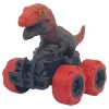 Sürtmeli Dinazor Arabalar  cm - H-20 - T-Rex - Kırmızı