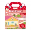 Tekrar Kullanılabilen İlk Sticker Kitabım My House