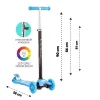 Torutoys Mavi Twist Işıklı Scooter