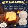 Uzay Şarj Edilebilir Sensörlü Gece Lambası 7x7 cm