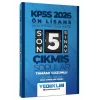 YEDİİKLİM KPSS GY GK ÖNLİSANS 5 YIL ÇIKMIŞ SORU BANKASI