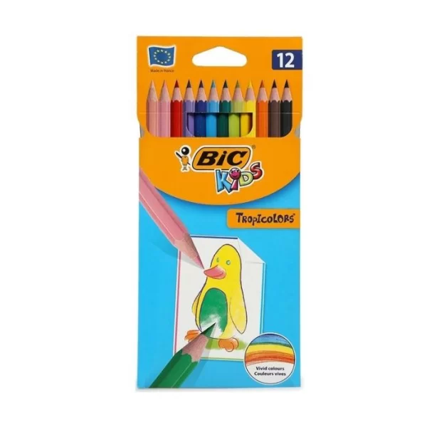 Bic Tropicolor2 Boya Kalemi Uzun 12`li Kutu