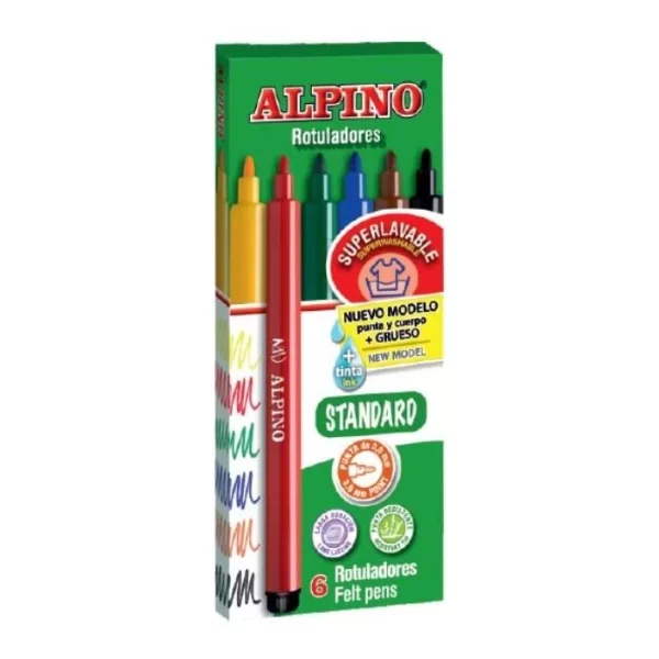 Alpino Ar-1001 Keçeli Kalem 6Lı