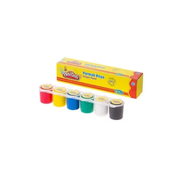 Play-Doh Parmak Boyası 6 Renk Birleşik 25 Ml.