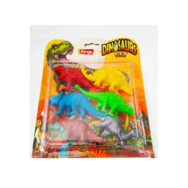 JEROES TOYS 6 LI DİNAZOR SETİ