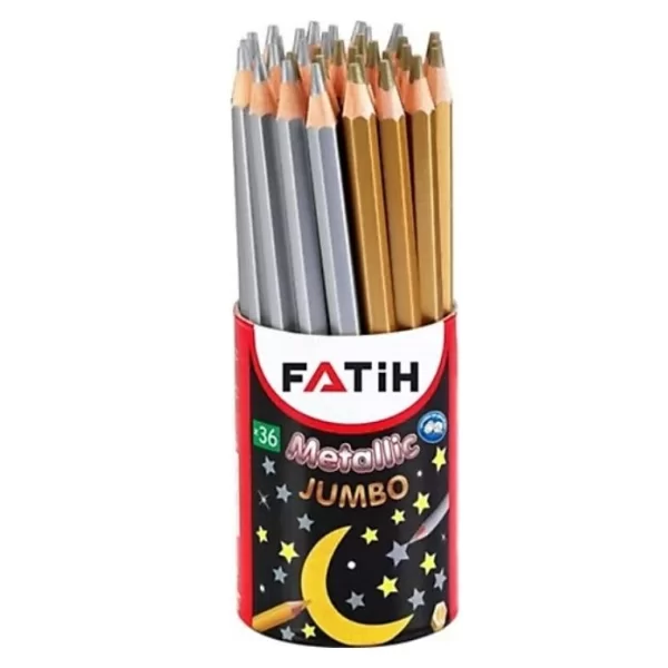 Fatih Jumbo Boya Kalemi Metalik Altın 3