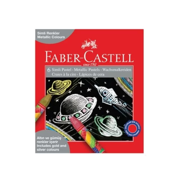 Faber Castell Pastel Boya Simli 6Lı