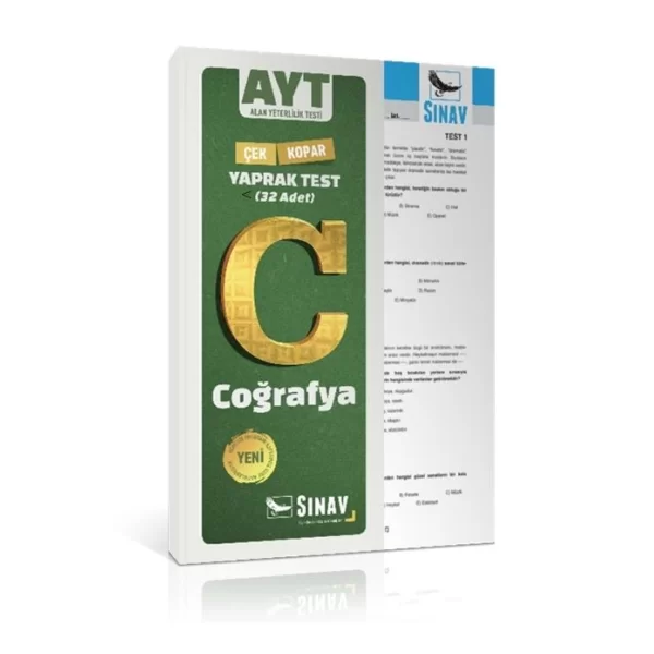 AYT Coğrafya Yaprak Test Sınav Dergisi Yayınları