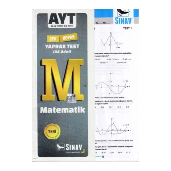 AYT Matematik Yaprak Test Sınav Dergisi Yayınları