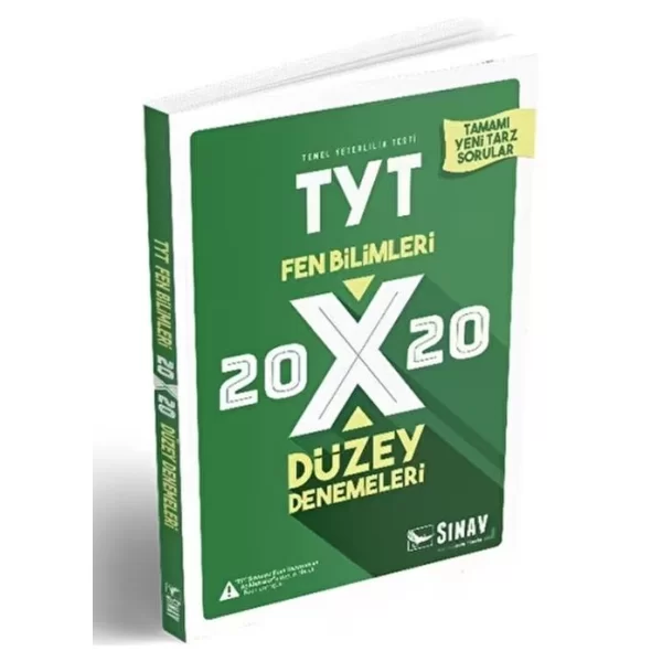 TYT Fen Bilimleri 20x20 Düzey Denemeleri Sınav Dergisi Yayınları