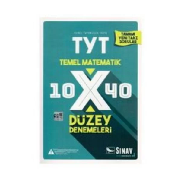 TYT Matematik 10x40 Düzey Denemeleri Sınav Dergisi Yayınları