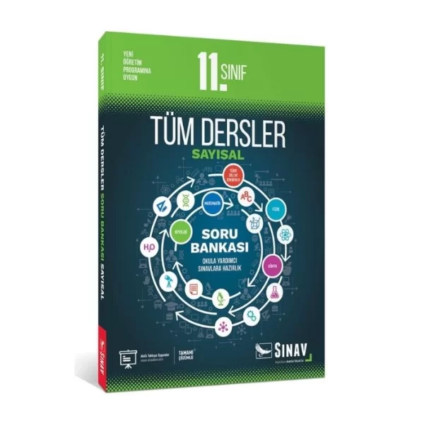 11. Sınıf Tüm Dersler Sayısal Soru Bankası Sınav Dergisi Yayınları