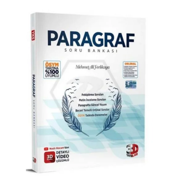 3D Yayınları Paragraf Soru Bankası