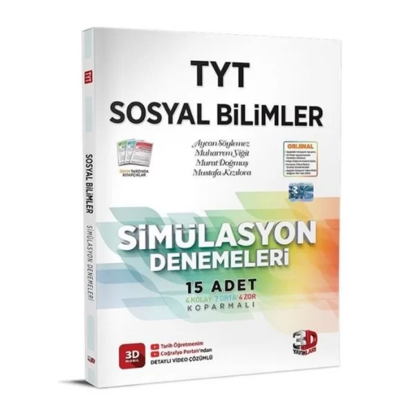 3D Yayınları TYT Sosyal Bilimler Simülasyon Denemeleri