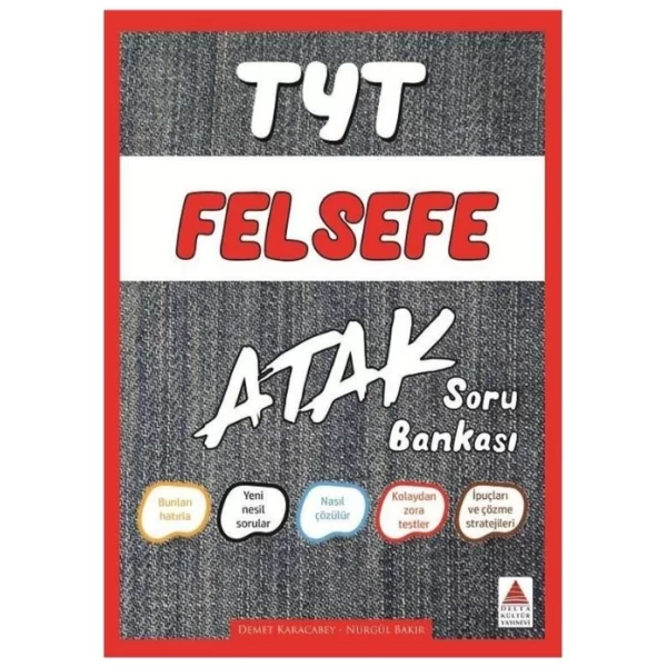 TYT Felsefe Atak Soru Bankası Delta Kültür Yayınları