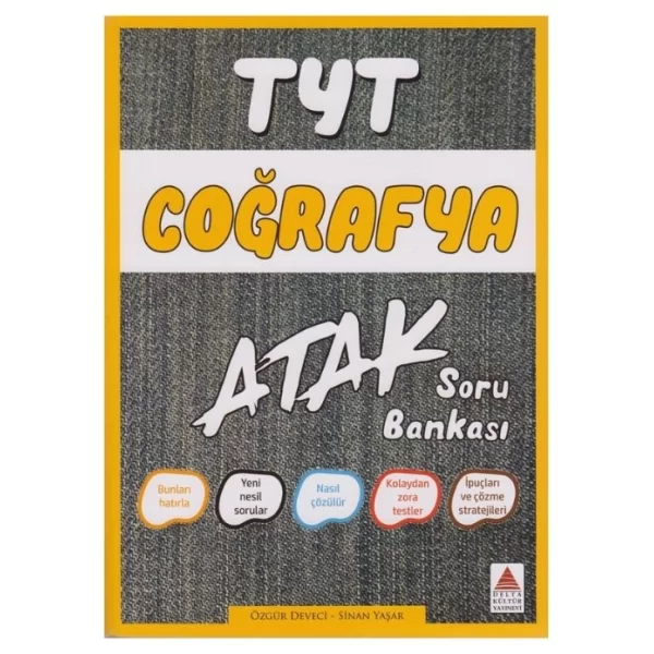 TYT Coğrafya Atak Soru Bankası Delta Kültür Yayınları