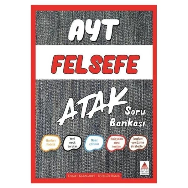 AYT Felsefe Atak Soru Bankası Delta Kültür Yayınları